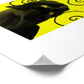 猫熱狂する ポスター (角)