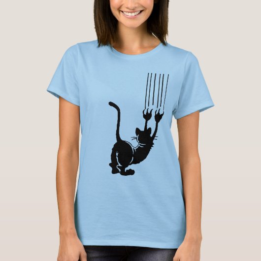 猫熱狂する Tシャツ (正面)