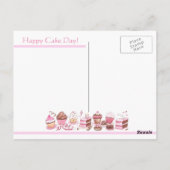 猫爆弾ハッピーバースデー葉書 ポストカード (裏面)