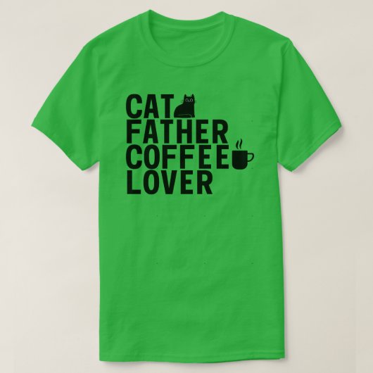 猫父親 Tシャツ (デザイン正面)