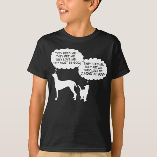 猫犬シャツ Tシャツ (正面)