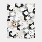 猫犬フリースブランケット フリースブランケット (正面)