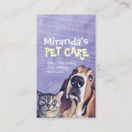 猫犬ペットケアグルーミング座りパンチ ロイヤリティカード