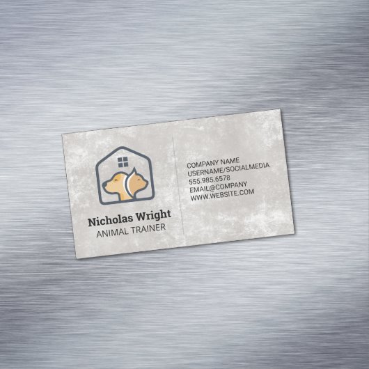 猫犬ホーム | 動物保護施設 マグネット名刺 (インサイチュ)