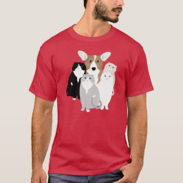 猫犬 Tシャツ