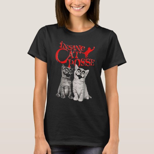 猫狂い Tシャツ (正面)