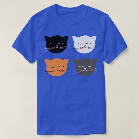 猫狂気 Tシャツ (デザイン正面)