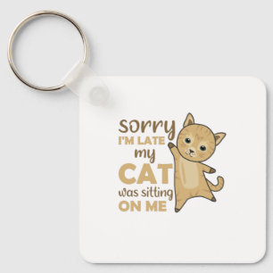 猫猫がことわざおもしろいかわいい動物 キーホルダー