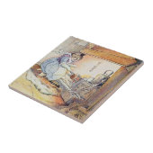 猫猫は火によって坐ります タイル (側面)