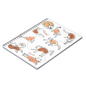 猫猫ドードル猫スケッチ動物猫スケッチ ノートブック (左側)