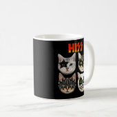 猫猫ヒス猫の飼い猫ユーモア コーヒーマグカップ (正面右)