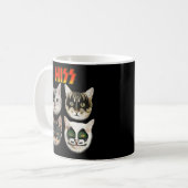 猫猫ヒス猫の飼い猫ユーモア コーヒーマグカップ (正面左)