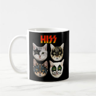猫猫ヒス猫の飼い猫ユーモア コーヒーマグカップ