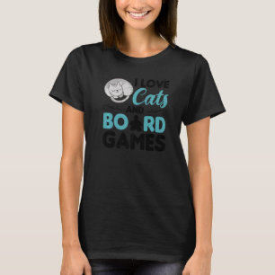 猫猫ボードゲームが大好き Tシャツ