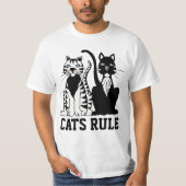 猫猫ルールTシャツ Tシャツ (正面)