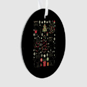 猫猫好きのプレゼント オーナメント (正面)