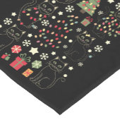 猫猫好きのプレゼント ショートテーブルランナー (コーナー)