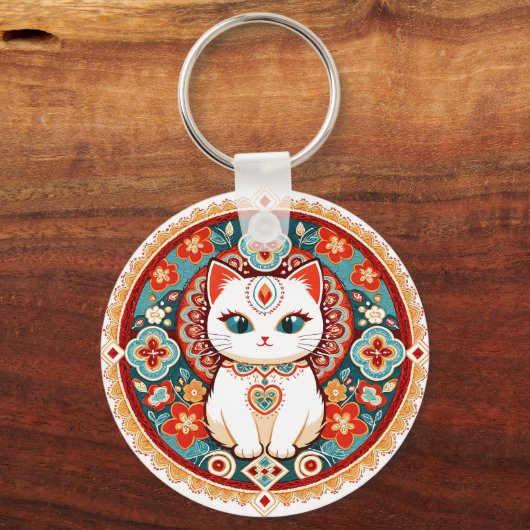 猫猫 キーホルダー (裏面)