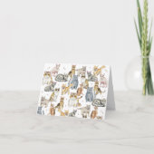 猫猫 サンキューカード (正面)