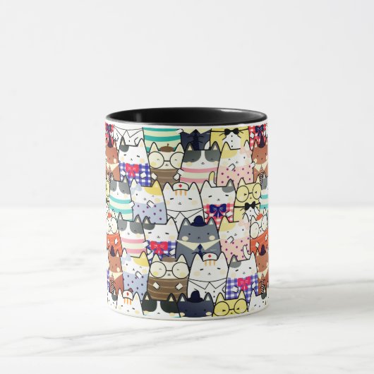 猫猫 マグカップ (中央)