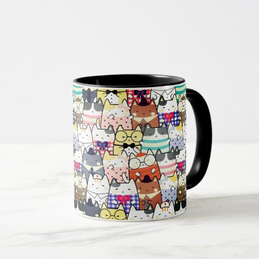 猫猫 マグカップ (正面右)