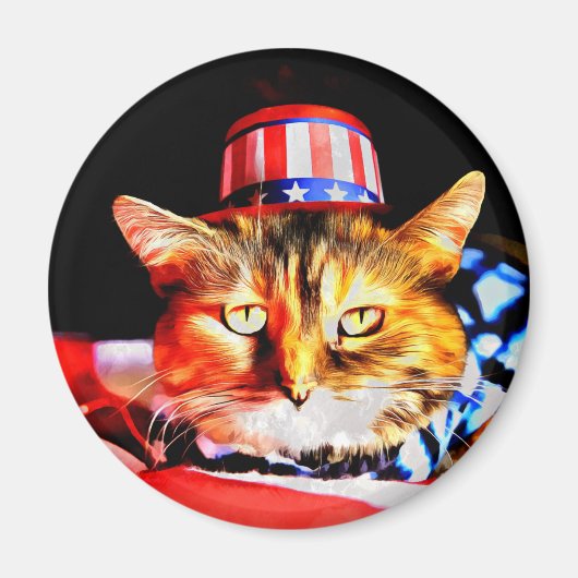 猫猫 マグネット (正面)