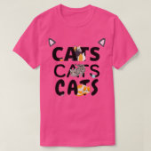 猫猫 Tシャツ (デザイン正面)
