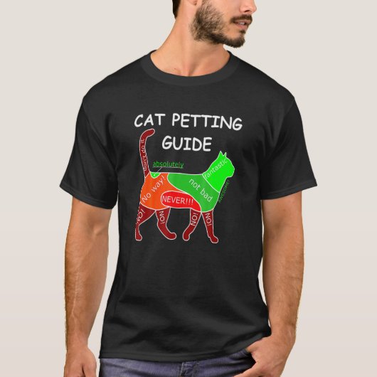 猫玉寄りガイドキャット Tシャツ (正面)