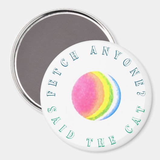 猫玩具 マグネット (正面/裏面)