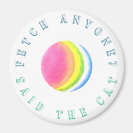 猫玩具 マグネット (正面)