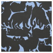 猫生地猫好きアートパターン生地 ファブリック (見本)