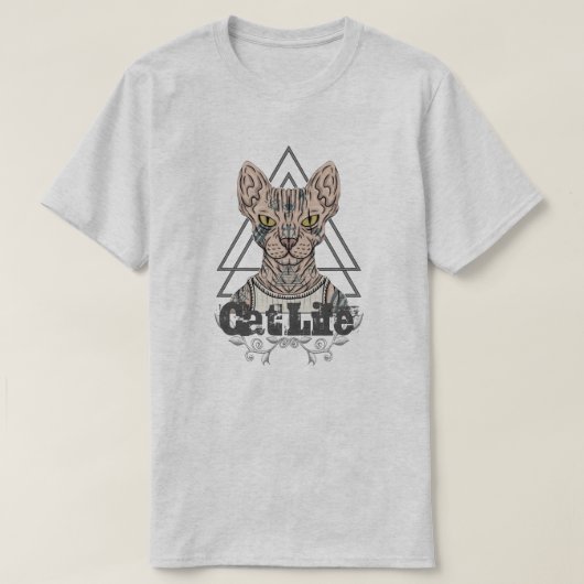 猫生活 Tシャツ (デザイン正面)