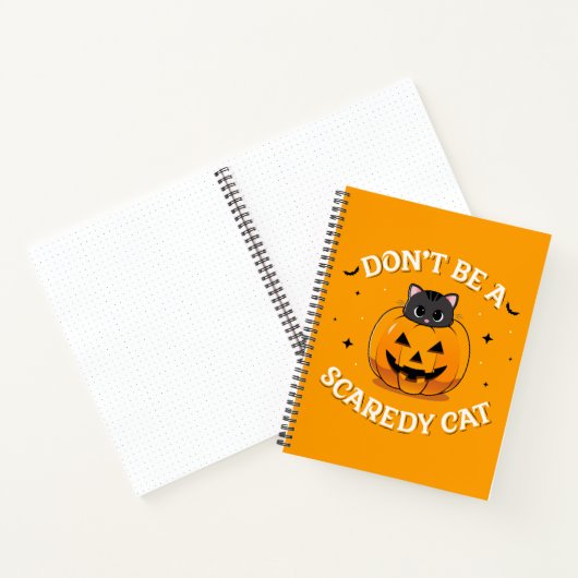 猫用のノートを怖がらないで ノートブック (内部)