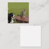 猫用のベルネーゼ山犬 ノートカード (正面/裏面)