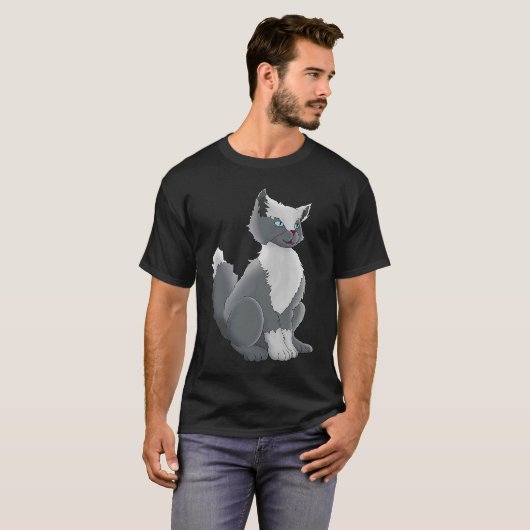 猫用の帽子 Tシャツ (正面フル)