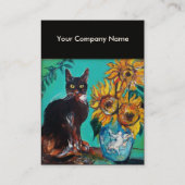 猫用ひまわり 名刺 (裏面)