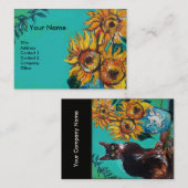 猫用ひまわり 名刺 (正面/裏面)