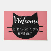 猫用ウェルカムマット ドアマット (正面)