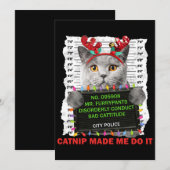 猫用キャットニップ クリスマス ひどいデザイン 猫好きな母と父へのプレゼント (正面/裏面)