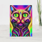 猫用グリーティングカード カード (正面)