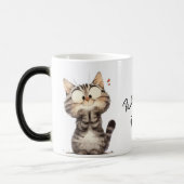 猫用コーヒーマグを慎重に選ぶ モーフィングマグカップ (左)