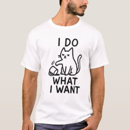 猫用シャツの洋服おもしろいを着て Tシャツ