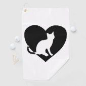 猫用シャツ – Cat inハート ゴルフタオル (インサイチュ)