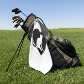 猫用シャツ – Cat inハート ゴルフタオル (グリーン)