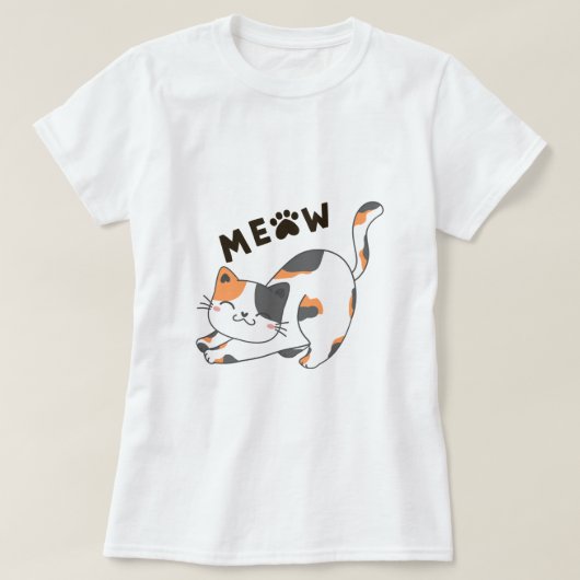 猫用シャツ Tシャツ (デザイン正面)