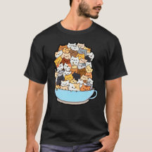 猫用スケッチTシャツ