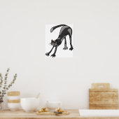 猫用ストレッチポスター ポスター (キッチン)