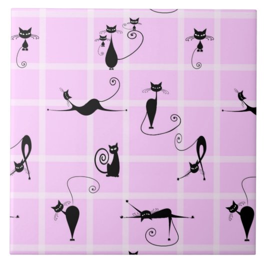 猫用セラミックタイル タイル (正面)