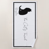 猫用タオル ビーチタオル (正面)