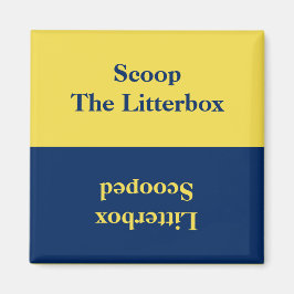 猫用トイレのリマインダー マグネット